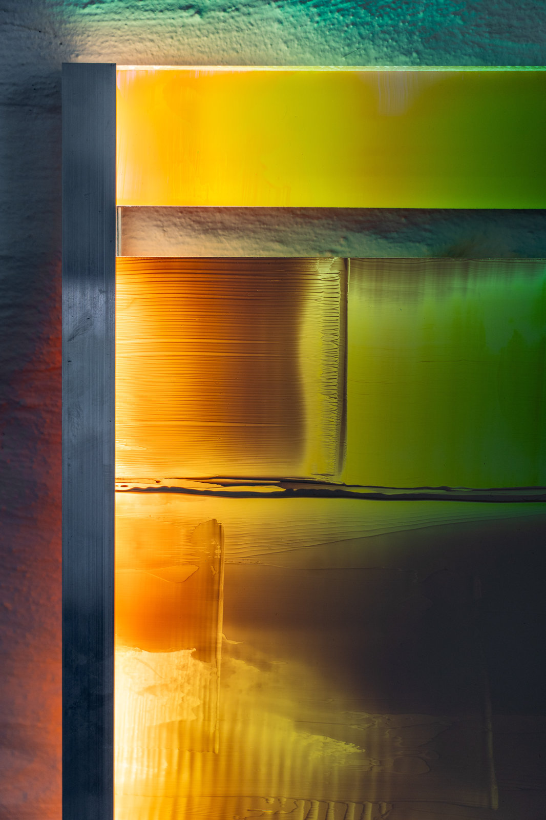 KeerLicht V, schilderij van Alanis Blondeel, 30 × 40 × 0.8 cm
