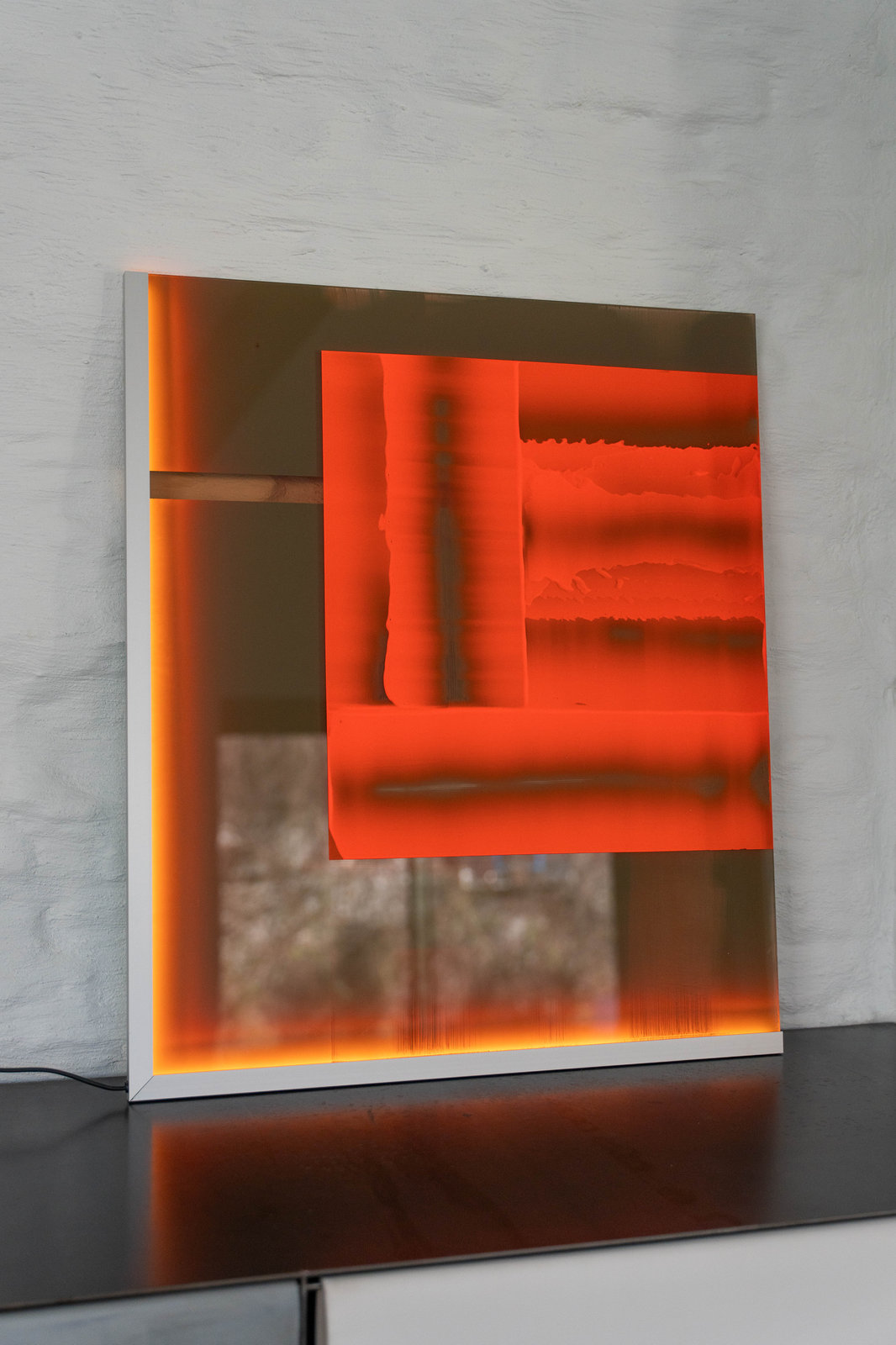 KeerLicht VII, schilderij van Alanis Blondeel, 60 × 70 × 0.8 cm
