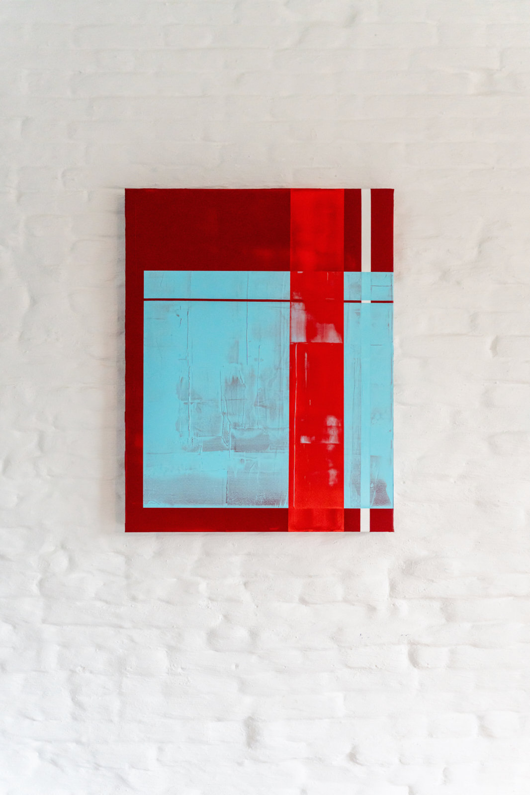 Onder de Lagen IX, schilderij van Alanis Blondeel, 70 × 90