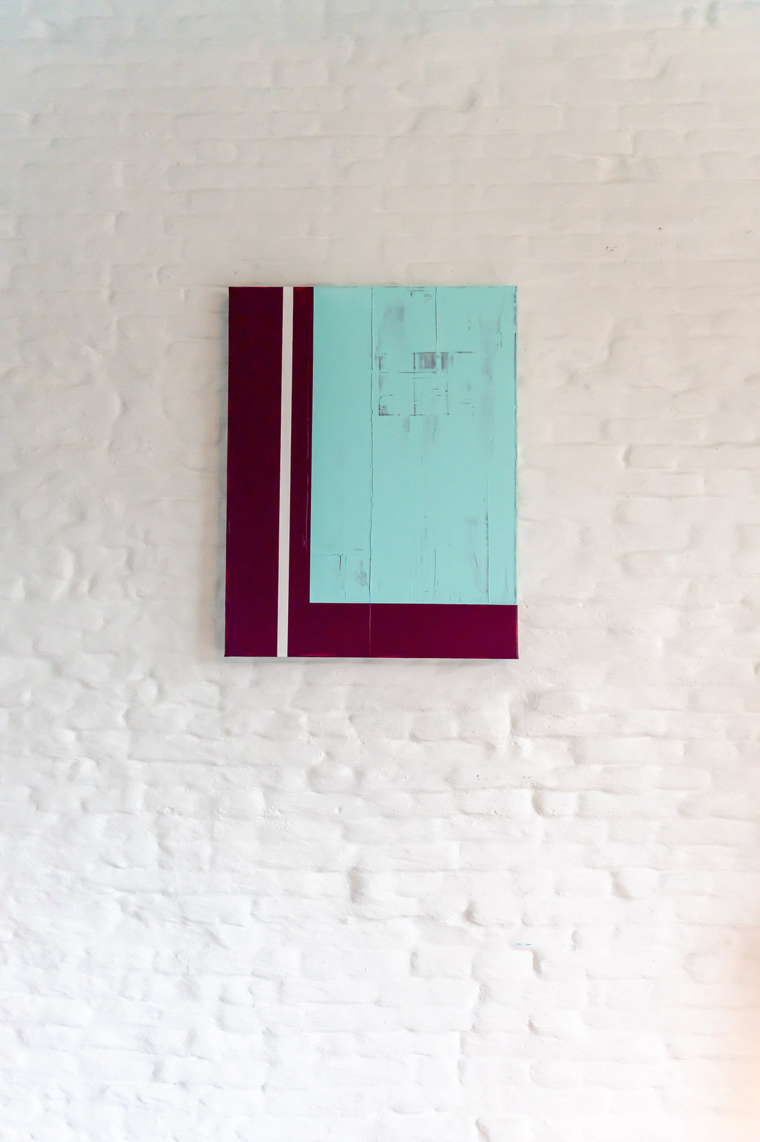 Onder de Lagen VIII, schilderij van Alanis Blondeel, 70 × 90