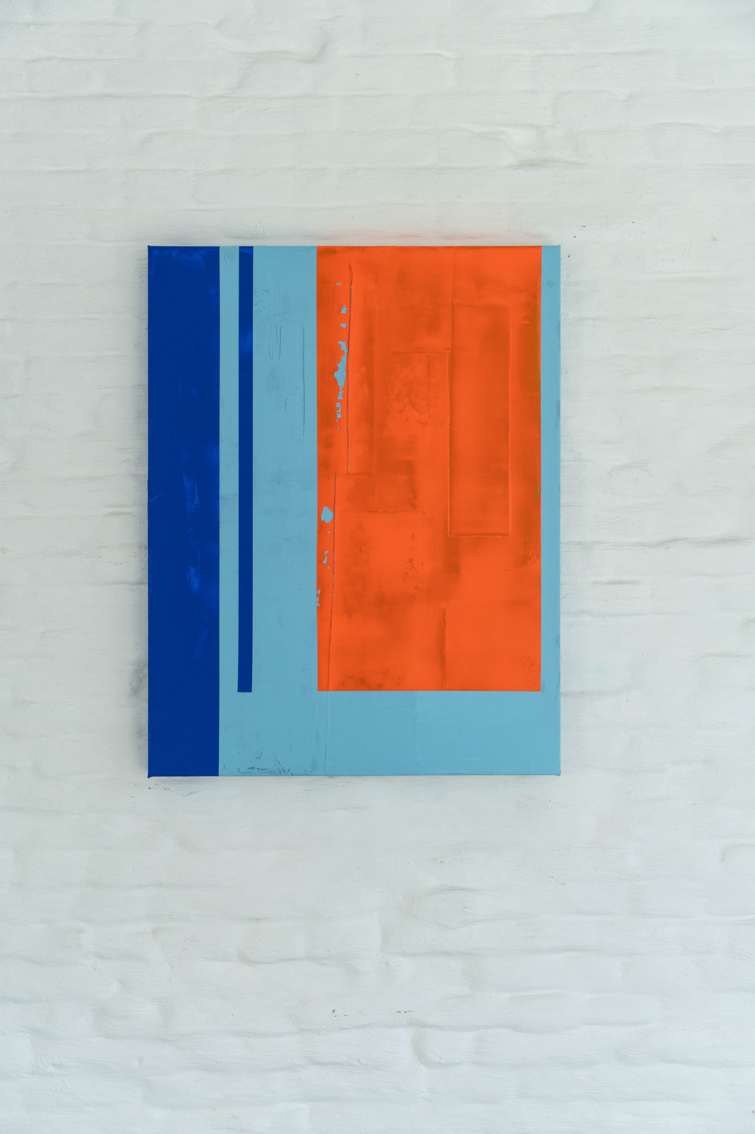 Onder de Lagen XVII, schilderij van Alanis Blondeel, 70 × 90