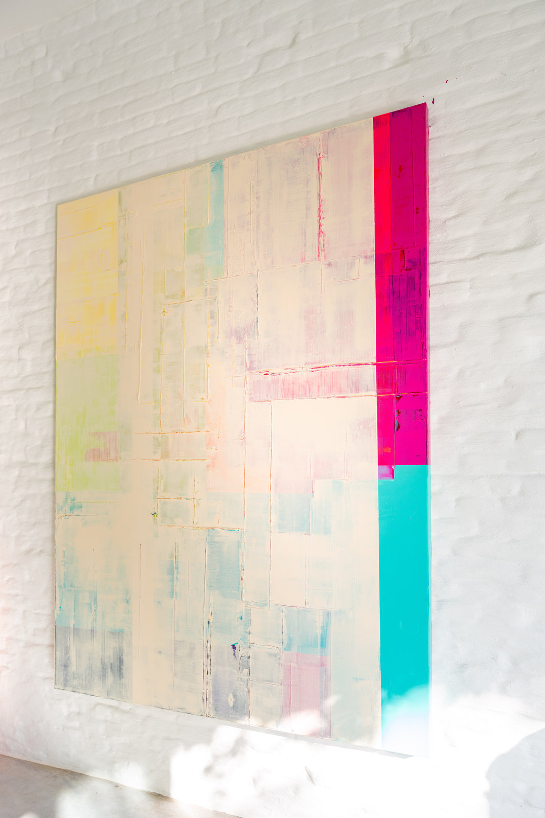 Onzichtbaar Zichtbaar V, schilderij van Alanis Blondeel, 150 × 200 cm