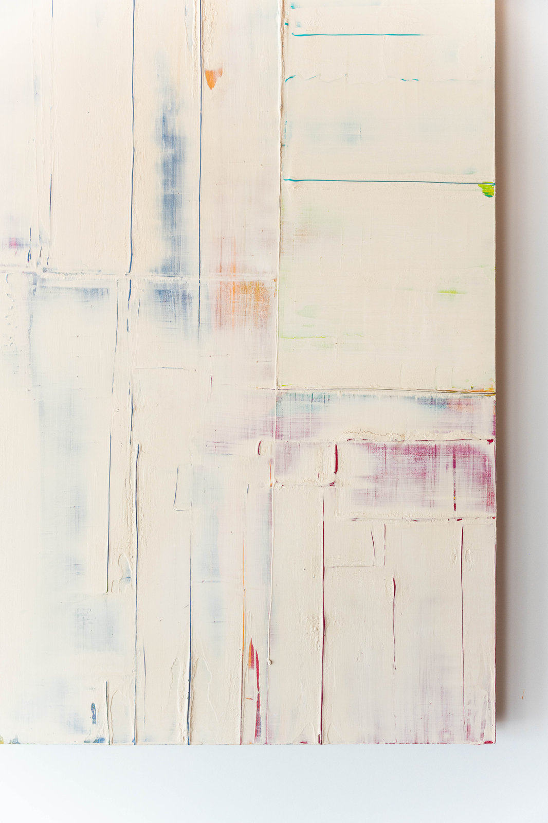 Onzichtbaar Zichtbaar VIII, schilderij van Alanis Blondeel, 80 × 123 cm