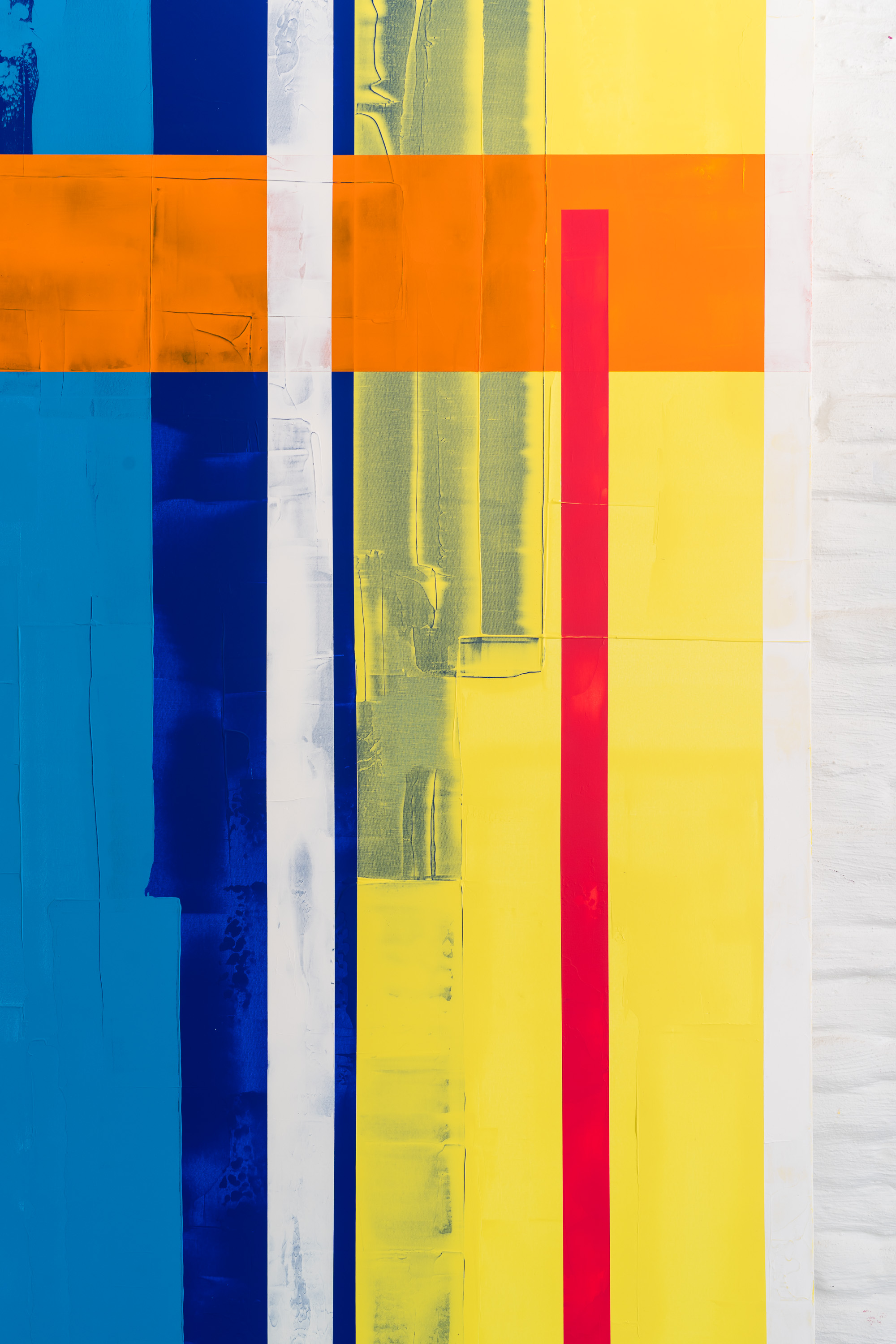 Onder de Lagen XXII, schilderij van Alanis Blondeel, 120 x 170 cm